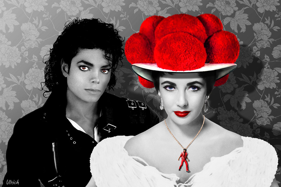 Liz Tailor und Michael Jackson